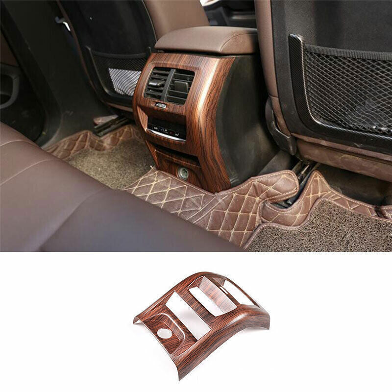 for BMW X3 G01 X4 2018-19 Pine Wood Grain Inner Rear Air Outlet Vent Frame Trim