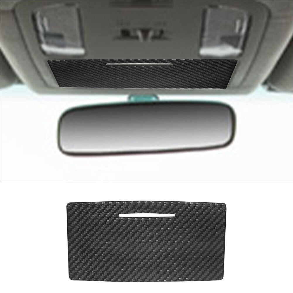 Carbon fiber interior roof and console cover trim for Toyota Hilux 2015 - 2021
