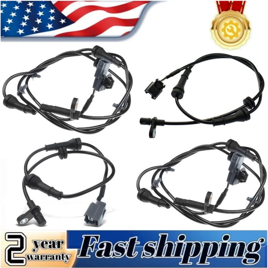 4-piece ABS wheel speed sensor set, front, rear, left, and right, suitable for Nissan Sentra 2013-2019.