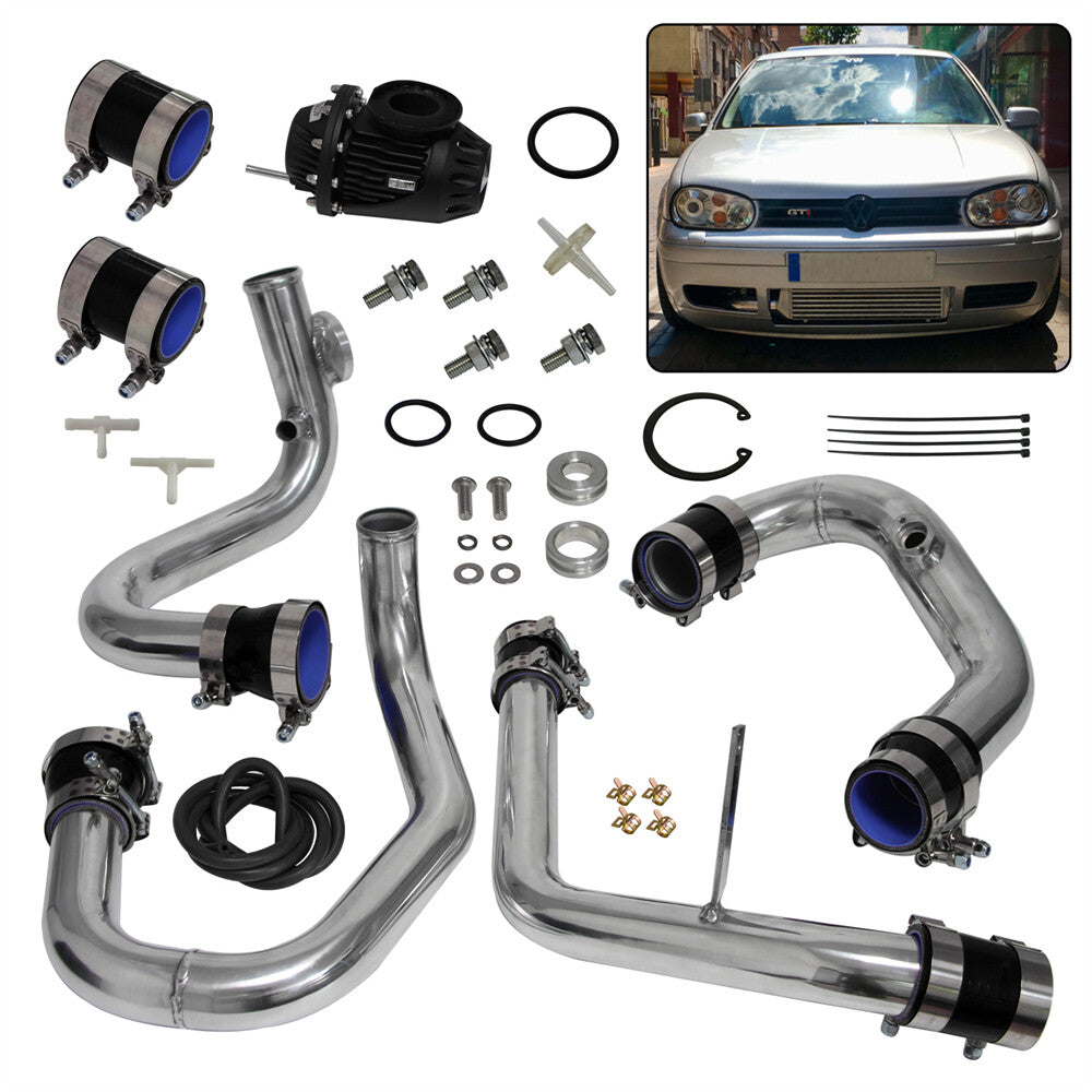 Bolt On Intercooler Piping Kit + BOV Kit for VW for Jetta for Golf GTI MK4 1.8T 98-05