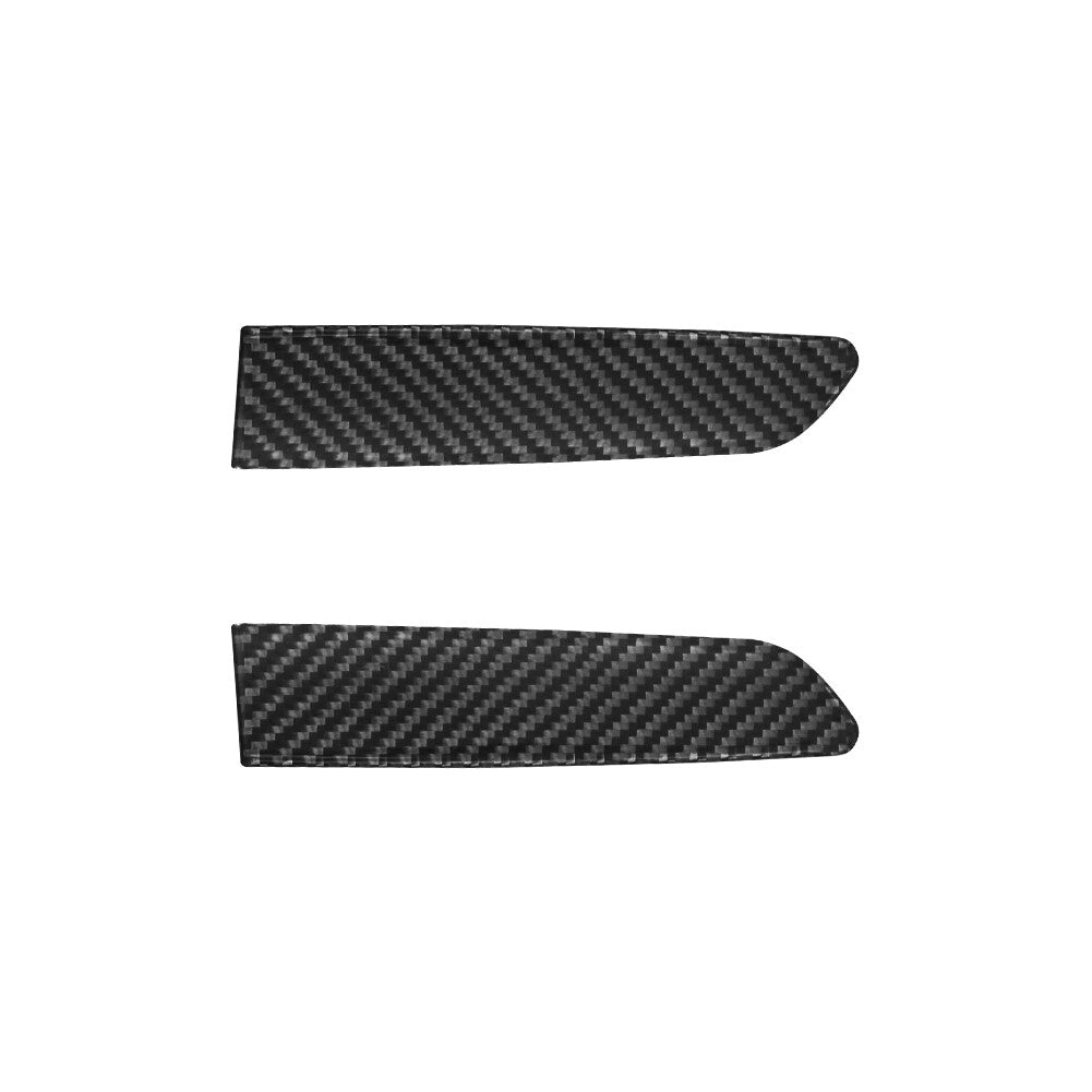 2Pcs Carbon Fiber Front Door Panel Down Sticker Cover for KIA Sedona 2015-2016