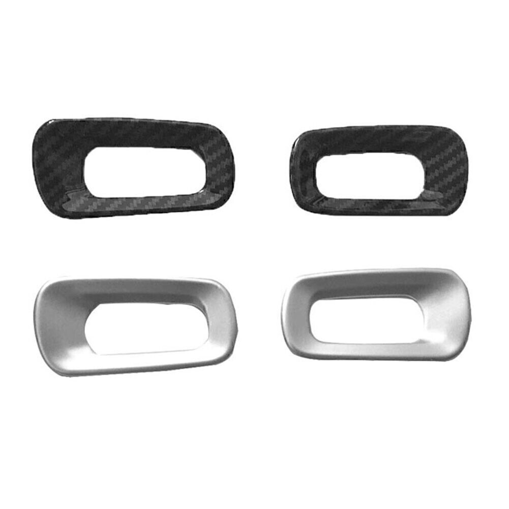 Matte Silver ABS Inner Dashboard Air Outlet Vent Trim for Volvo XC40 2018-2022