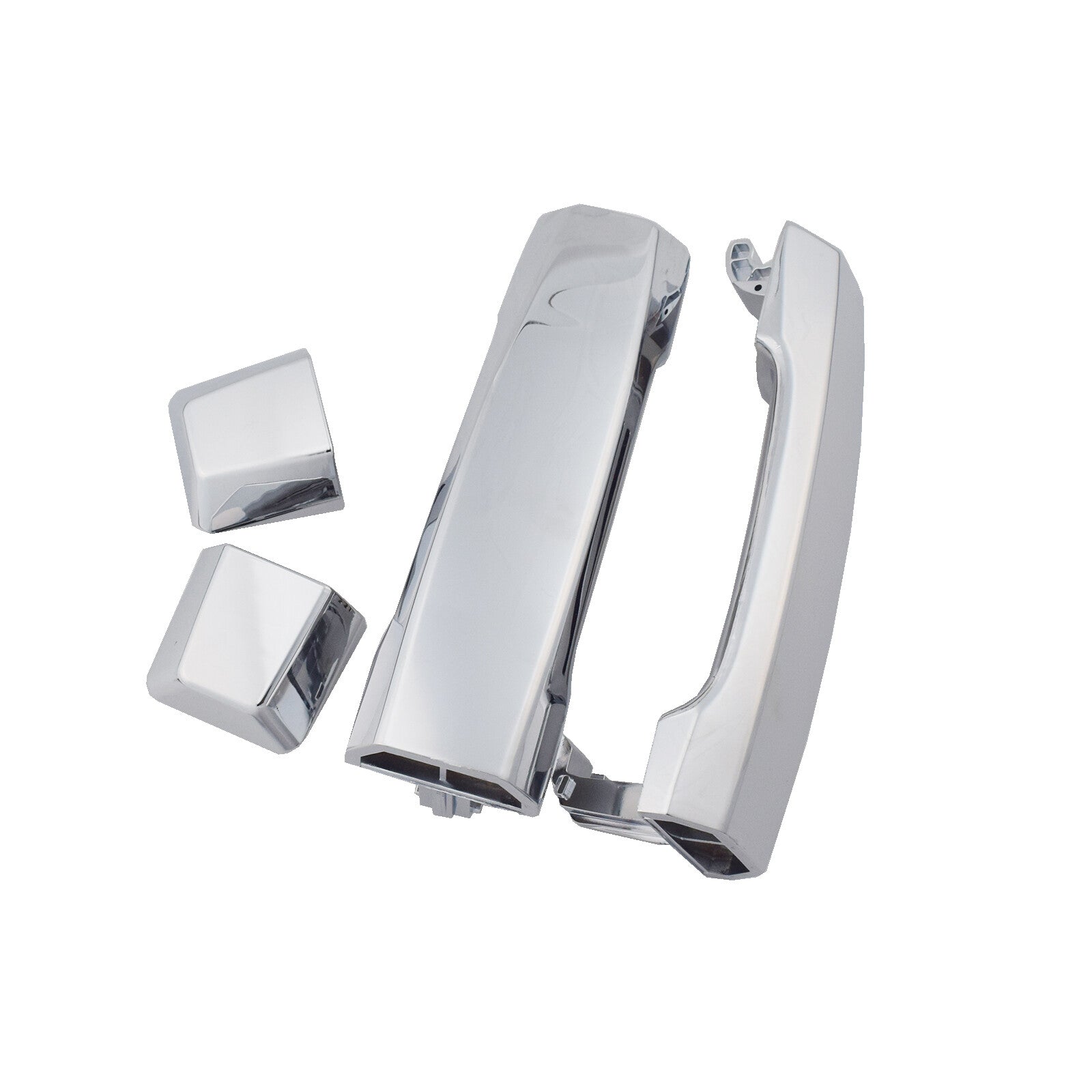 A pair of rear left and right exterior door handles suitable for Nissan Titan 2004-2018.