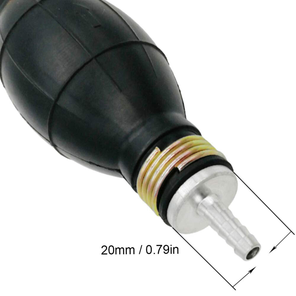 Hand Pinch Fuel Pump Hand-actuated 6mm Liquid Transfer For Gas Petrol Diesel Car
