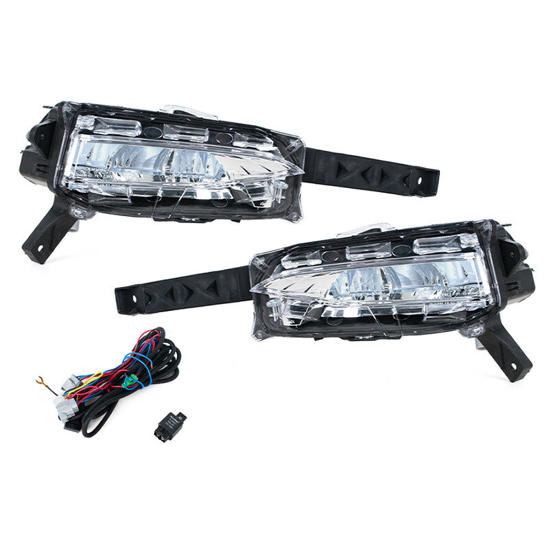 Pair Front Bumper Fog Light Headlight with wire for Lexus NX200T NX300 2018-2020