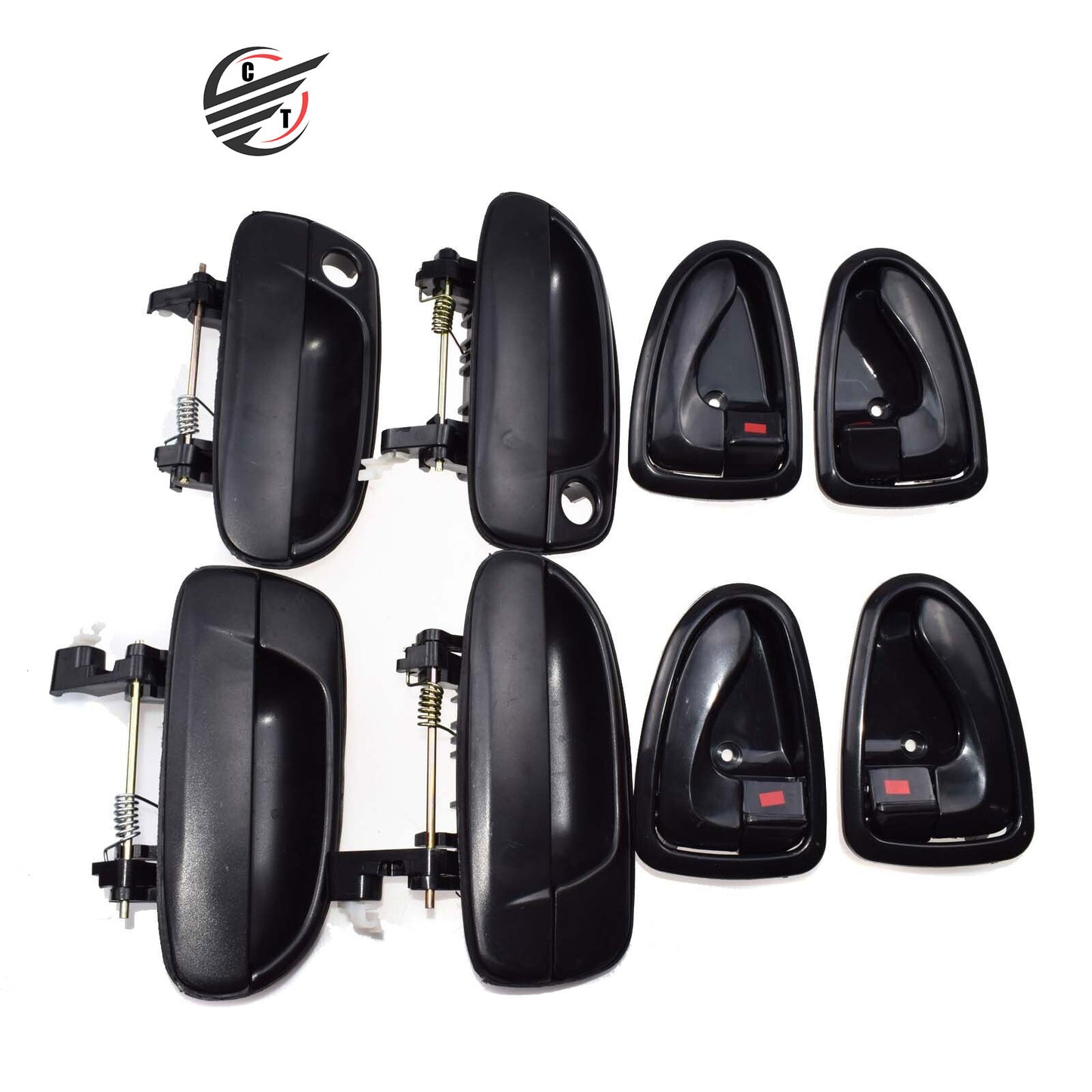 for Hyundai ACCENT 8262022001 8pcs Black Outside black Inside Door Handles New