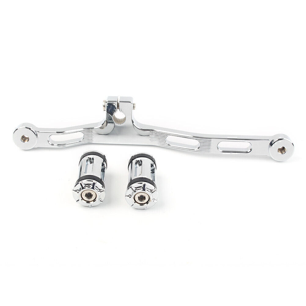 Aluminum Kopfschalthebel f¨¹r for Harley Dyna 91 -17 FXD Mid-Controls Black Chrome