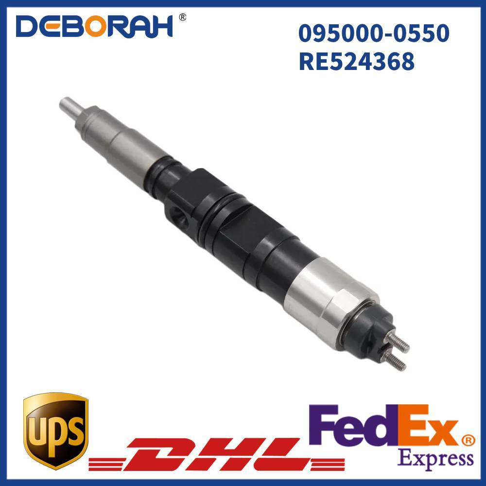 Common Rail Diesel Fuel Injector 095000-0550 RE524368 for 6081T