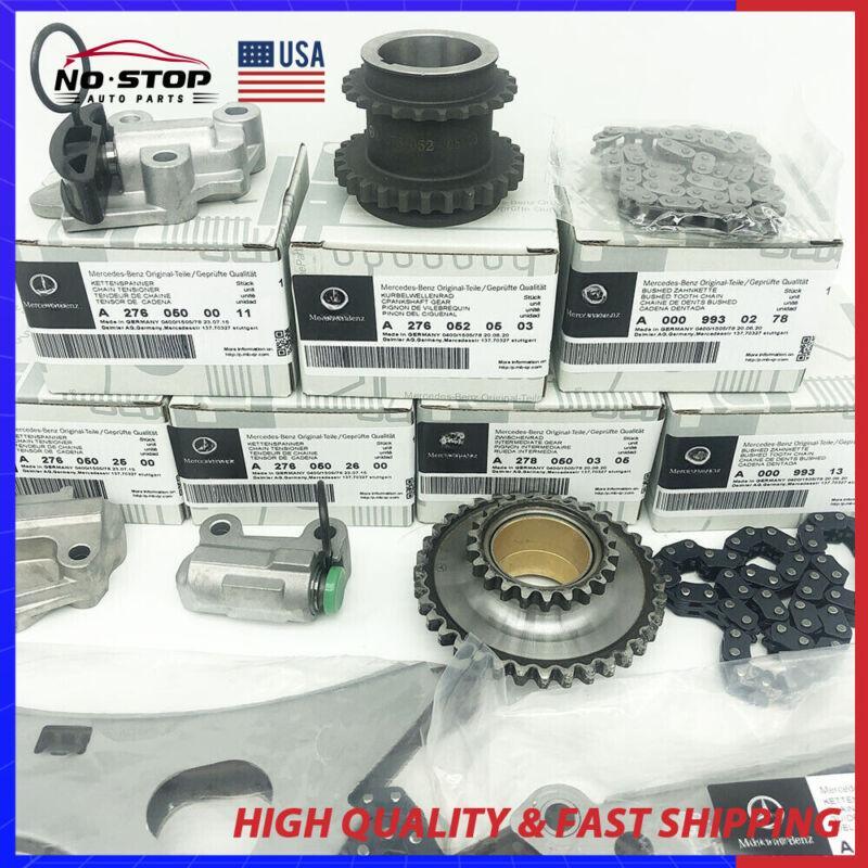 Equipment Manufacturer ( ) Timed Chain Tensioner Kit for Mercedes-Benz W205 W222 M276 3.0T 3.5 15-piece set