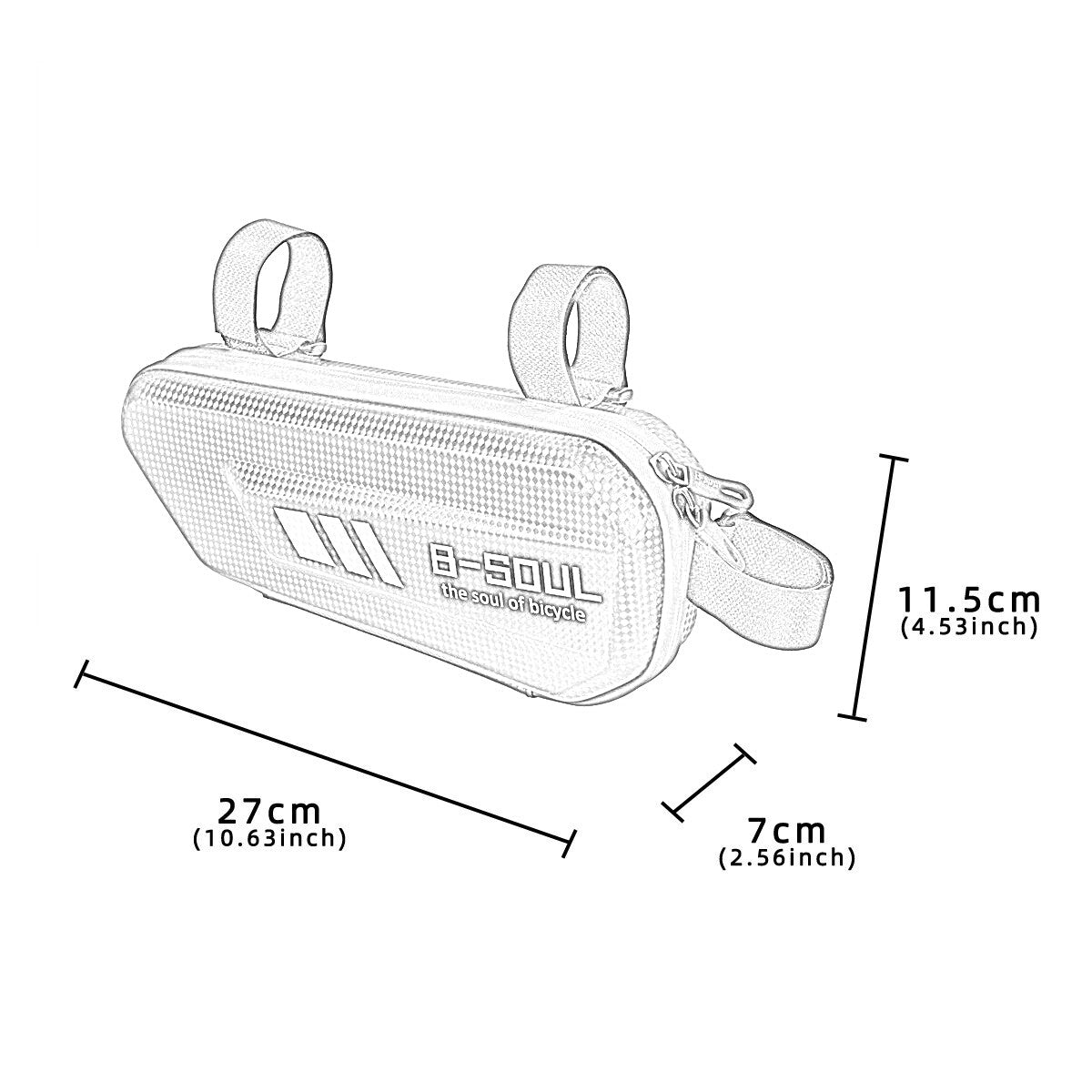 Motorcycle Side Bag for BMW R1200GS Universal Toolbox EVA Repair Saddle Bag