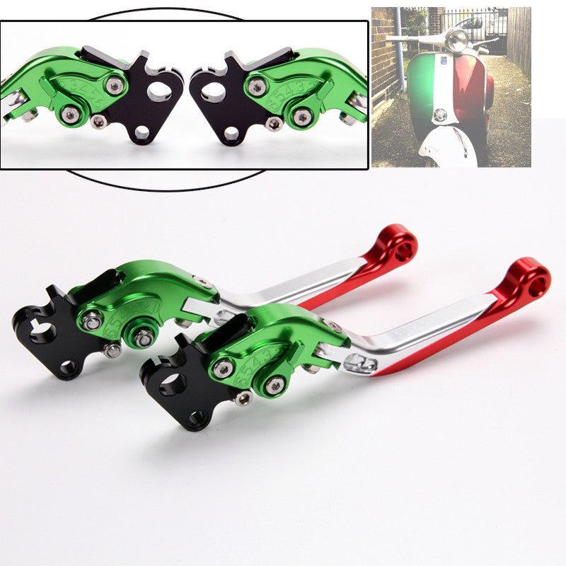 CNC Foldable  Extendable Brake Clutch Levers For Vespa PX T5 125 150 200 Drum