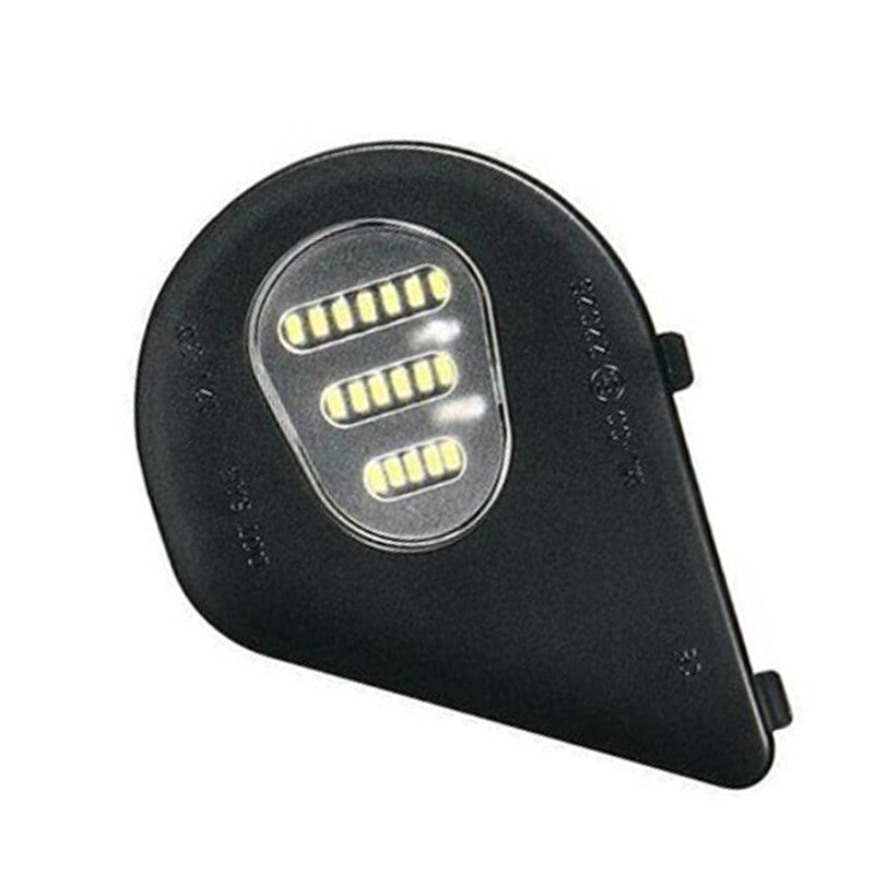 A pair of mirrored puddle lights for 2010-2019 for Dodge for Ram 1500 2500 3500 4500 5500 trucks.
