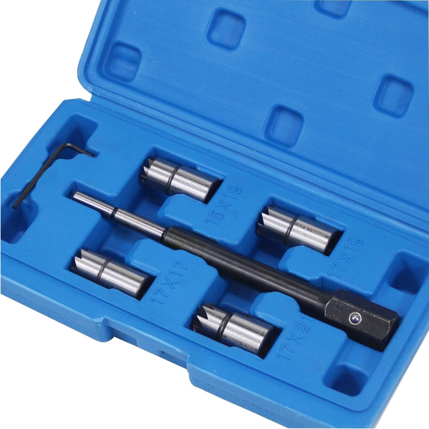 5-Piece Diesel Injector for Seat Cutter Cleaning Diesel Injector Kit for Mercedes-Benz PSA Renaul