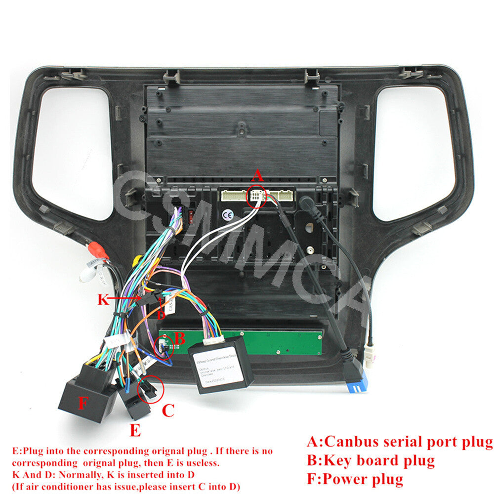 Fit for Jeep Grand Cherokee 2014-2020 Car GPS Navigation Android Radio Stereo