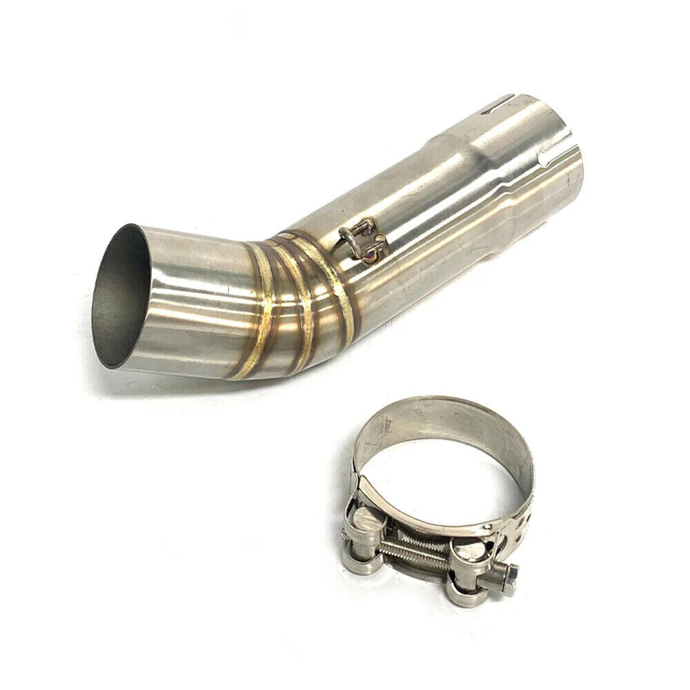 Dirt Bike for YAMAHA FZ8 FZ8N FZ800 Exhaust Escape Middle Link Pipe Muffler 51mm
