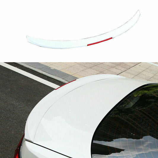 for Toyota for Corolla Sedan 2019-2023 LED White Rear Spoiler Trunk Lip Wing Cover