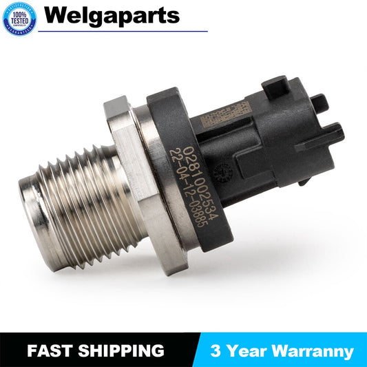 for Chevrolet 04-05 Diesel V8 6.6L Rail Fuel Pressure Sensor 0281002534 Durable