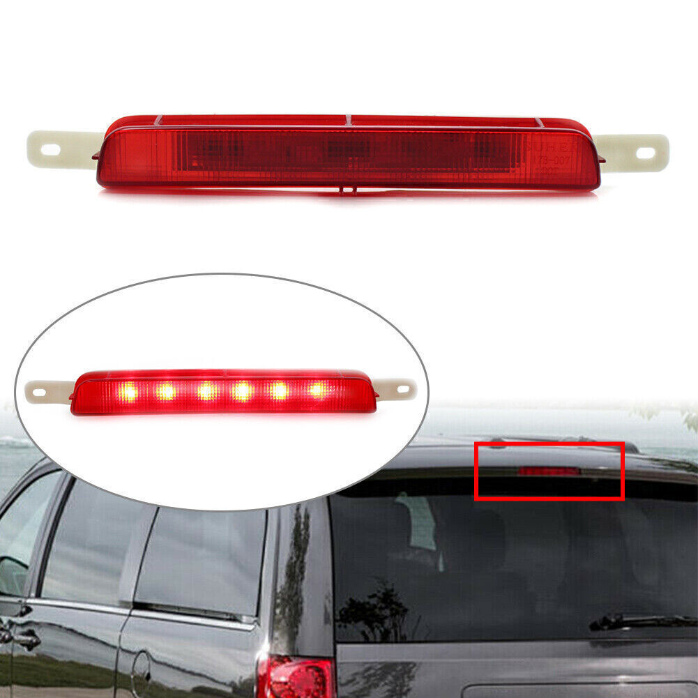 LED Center High Mount Stop Light for Chrysler for Dodge Grand Caravan 2008-2019 Red