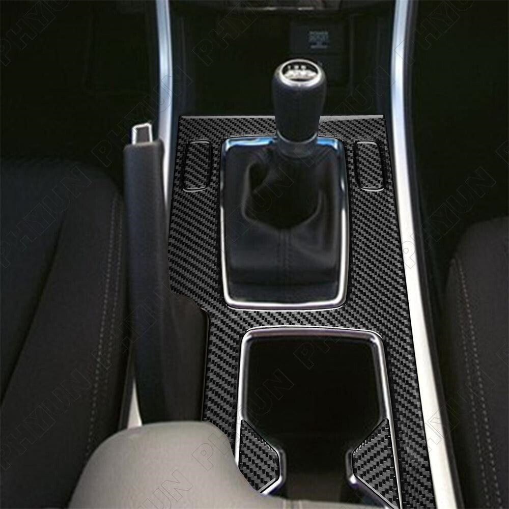 for Honda Accord 2013-2017 Central Control Gear Shift Panel Cover Carbon Fiber¡Á6