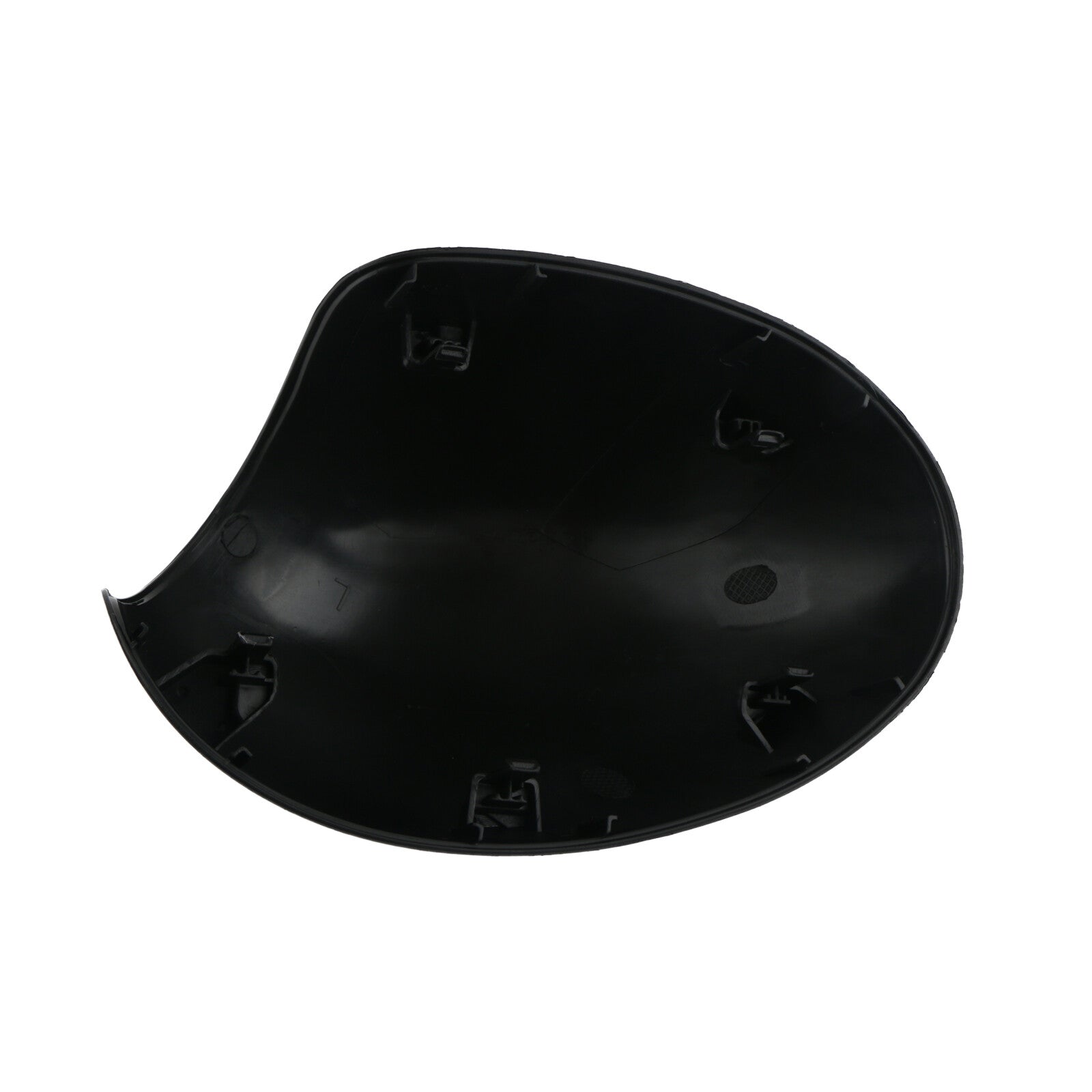 Left door mirror cover for Mini Cooper R55 R56 R57 R58 R60, gloss black.