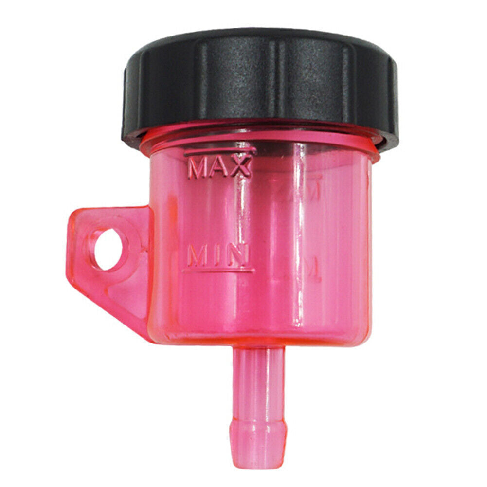 Motorcycle ABS Oil Cylinders Reservoir Front Brake Clutch Tank Fluid Cup Red
