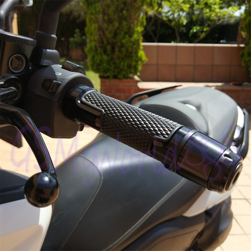 Black Motorcycle 7/8 Hand Grip Handle Bar Gel Fit For GSXR600/750 TL1000 SV650