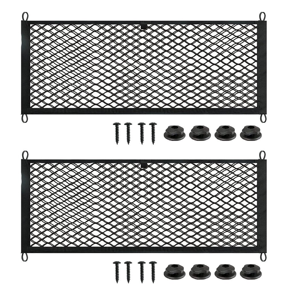 Extra-large RV/car storage boat cargo pocket storage box mesh bag with screws