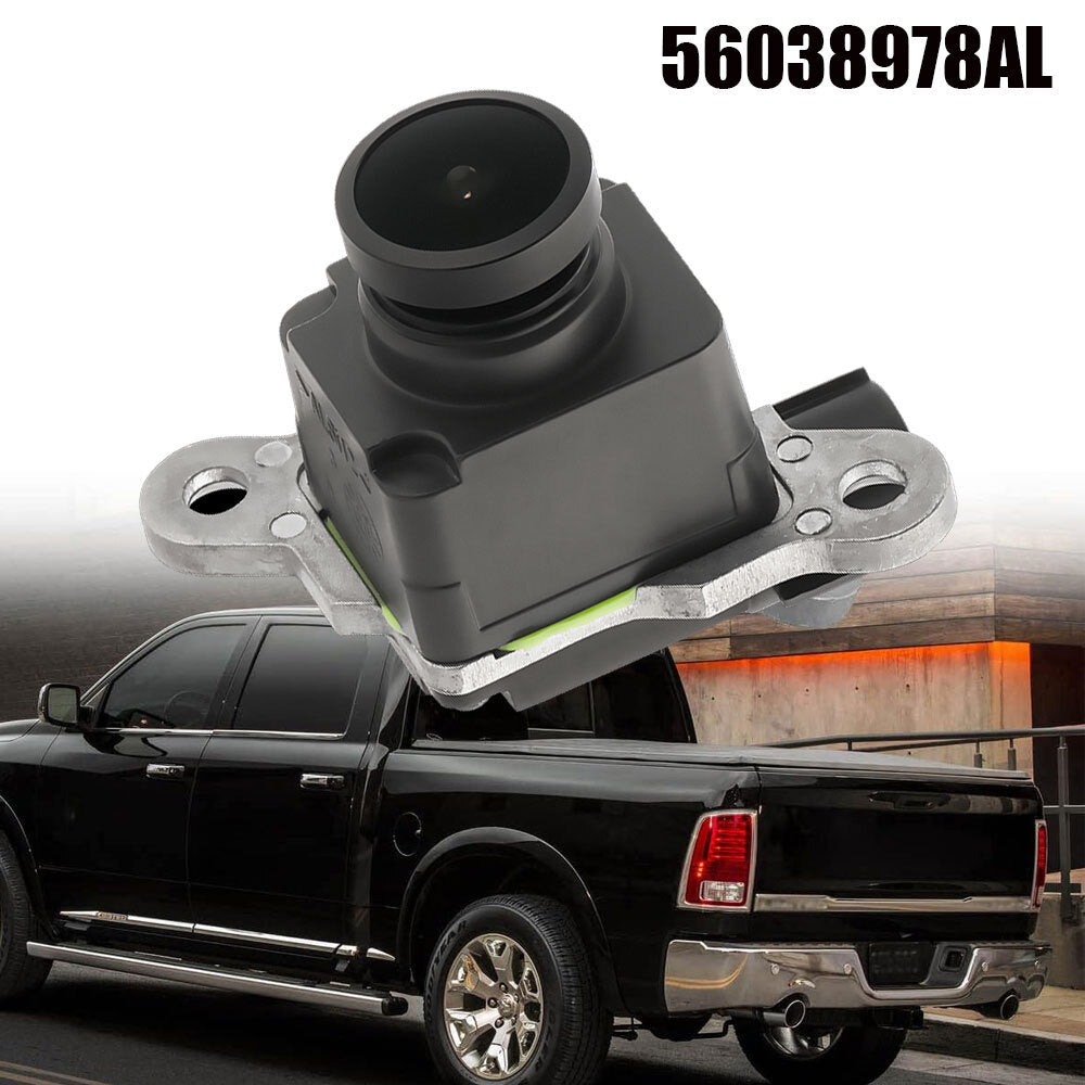 Rearview backup camera 56038978AL, compatible with 2013-2015 for Dodge for RAM 1500 2500 3500