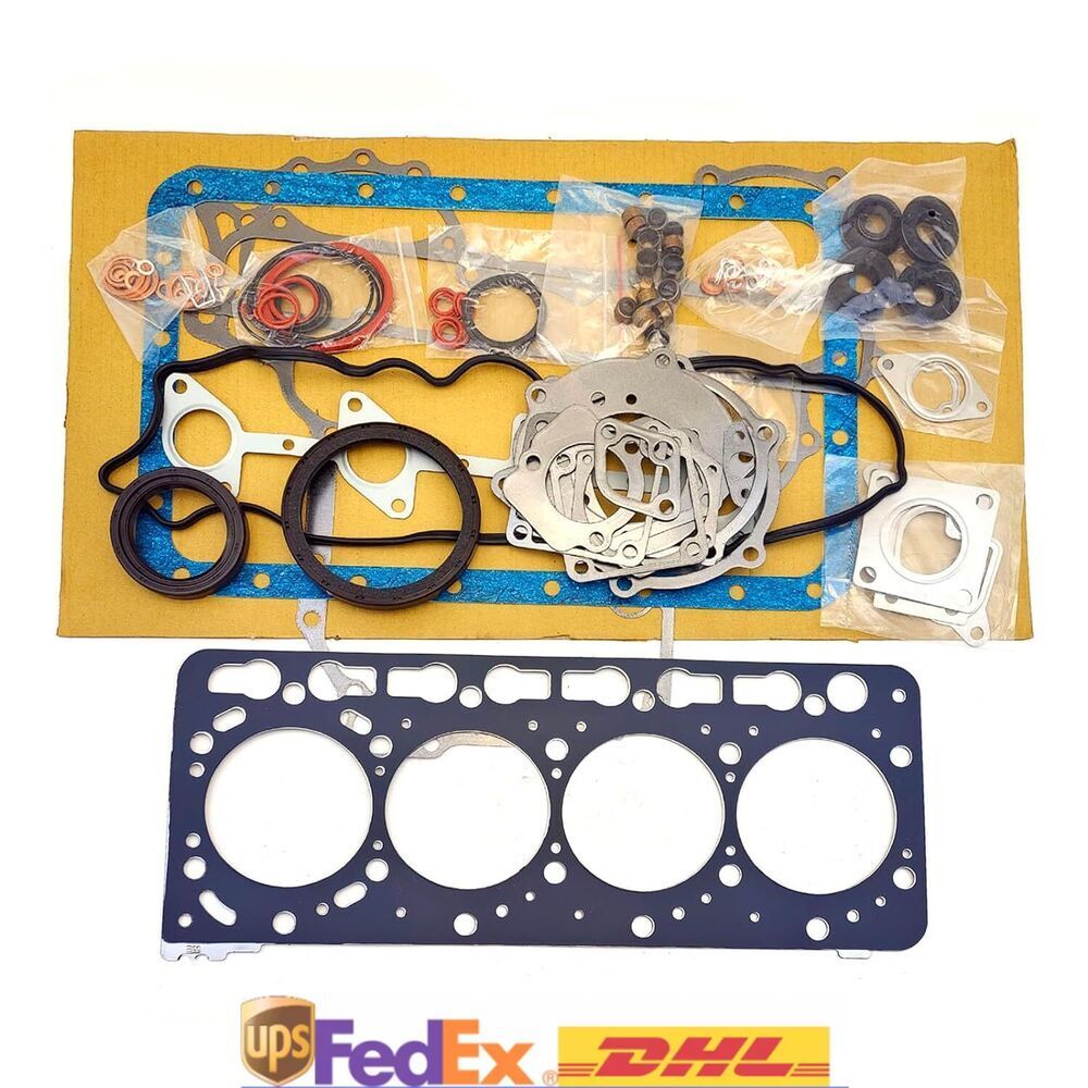 Full Gasket Kit W/Head Gasket for Kubota V3300 Engine Bobcat Skid Steer Loader