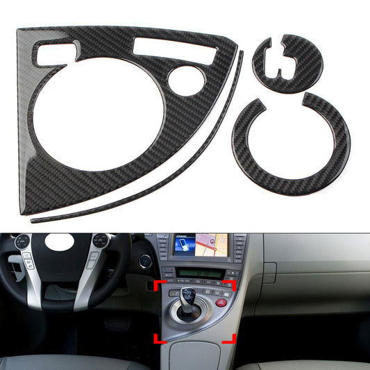 4 Pcs LHD Central Console Gear Shift Panel Trim for Toyota Prius 2012-2015 15 13