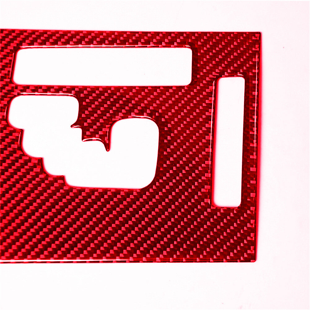 Red Carbon Fiber Gear Shift Box Panel Trim Type-A for Lexus IS250 2006-2012