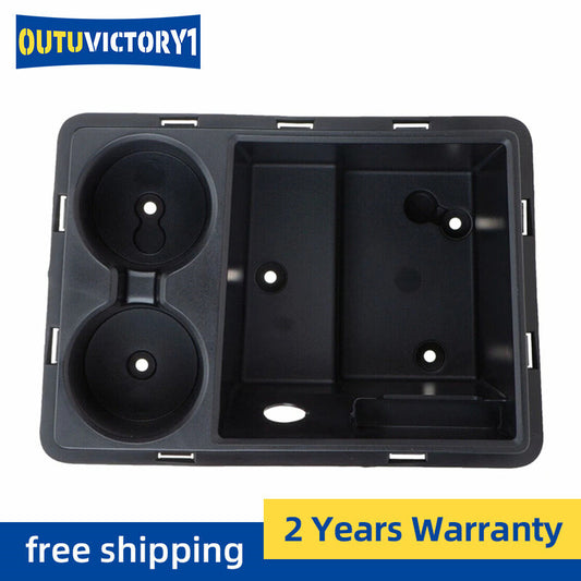 Full-center console cup holders and box storage for 2010-16 for Dodge Rams 1QR15DX9AA