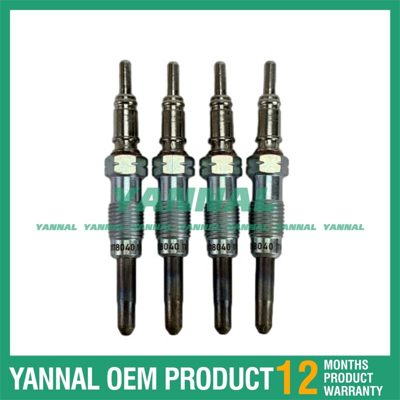 Illuminated plug heater for Deutz 01180400 2011 1011 Lynx 863 873 864 (4-piece set)