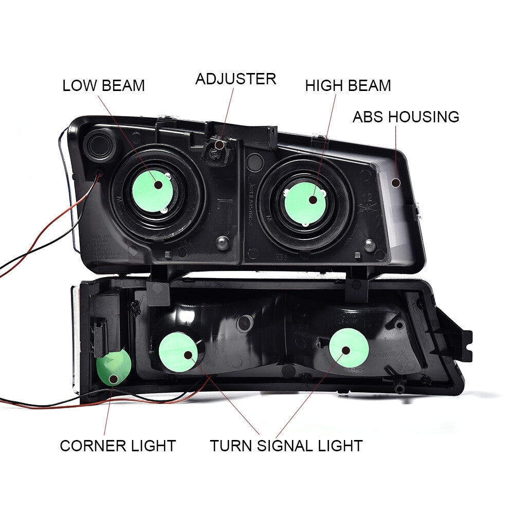 Shizheng 03-06 Silverado Mystery Light LED DRL Butter Water + Dragon Light