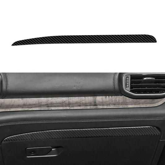 Carbon Fiber Glove Box Above Strip Cover Trim for Ford Explorer 2020-2023