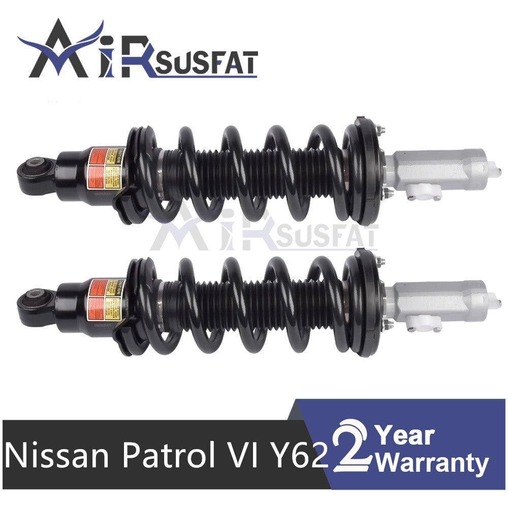 Pair Front Suspension Shock Struts for Nissan Patrol VI Y62 AWD 2010-2023