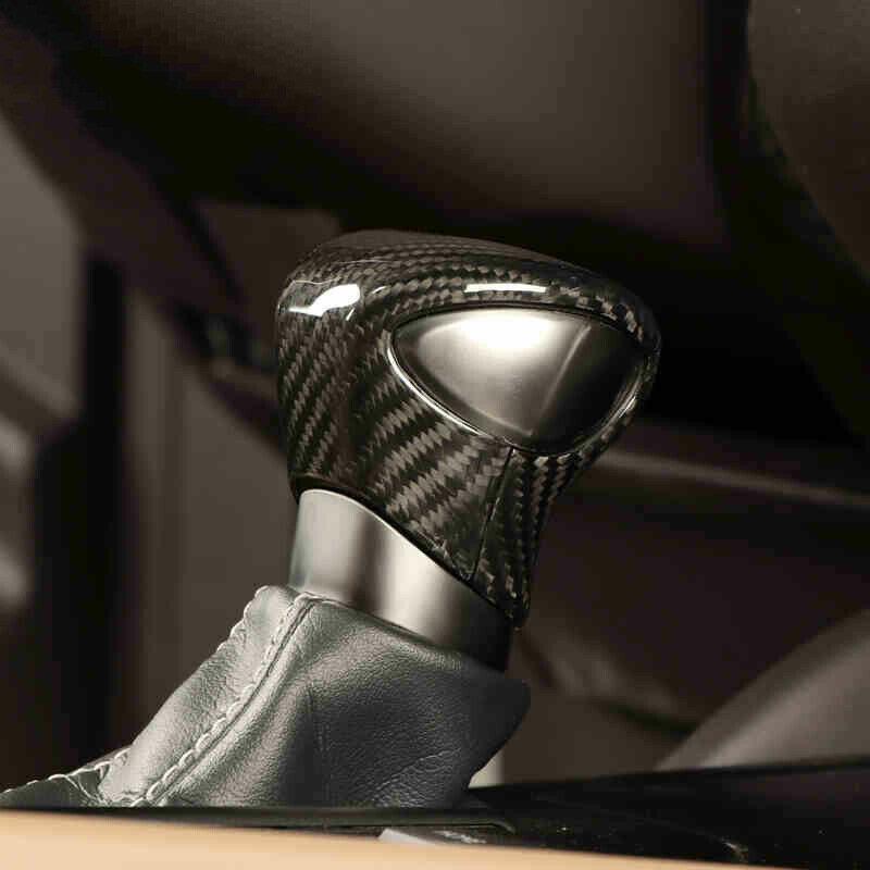 for Lexus ES350/300H/250 19-2022 DRY Carbon Fiber Car Gear Shift Knob Cover Trim