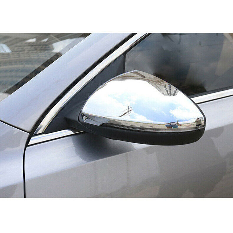 for Kia Forte K3 2019-21 Chrome Exterior Door Rear View Mirror Cover Cap Trim 2X