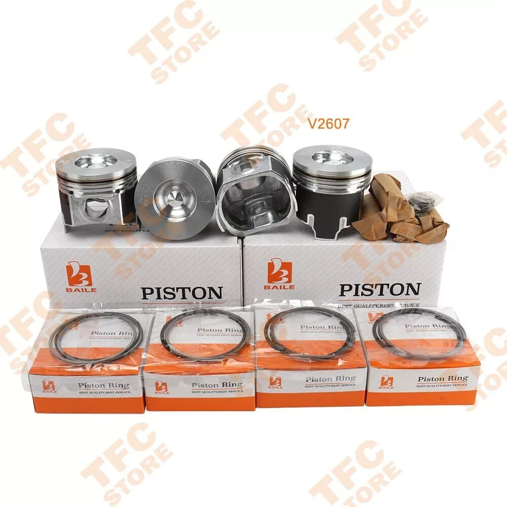 Overhaul Rebuild Kit For Kubota V2607 V2607T V2607-DI Bobcat S550 S570 S590