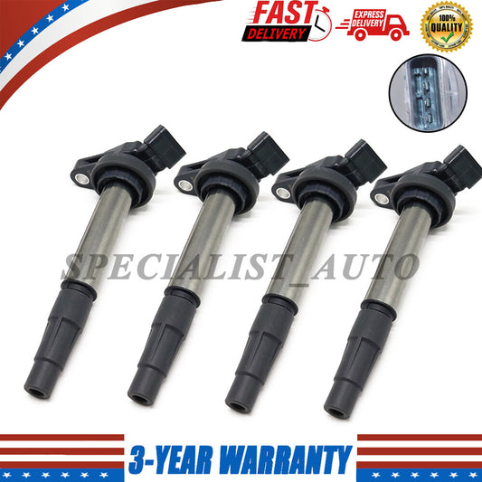 4PCS Ignition Coil 90919-02258 for Toyota for Corolla Matrix Prius for Scion xD UF619