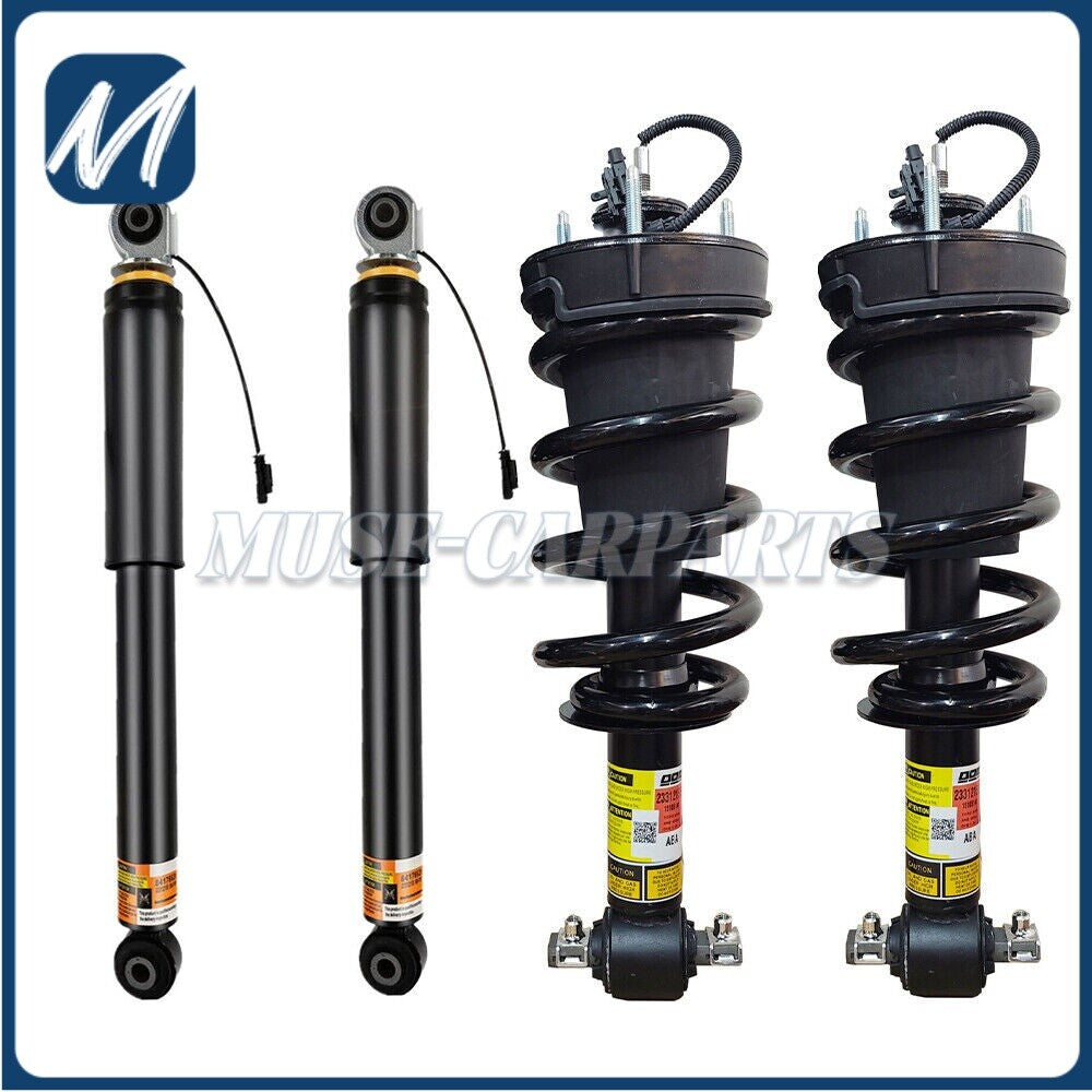Pair Rear Shock Absorbers 670101446 for Maserati Ghibli M157 AWD RWD 2014- 3.0L