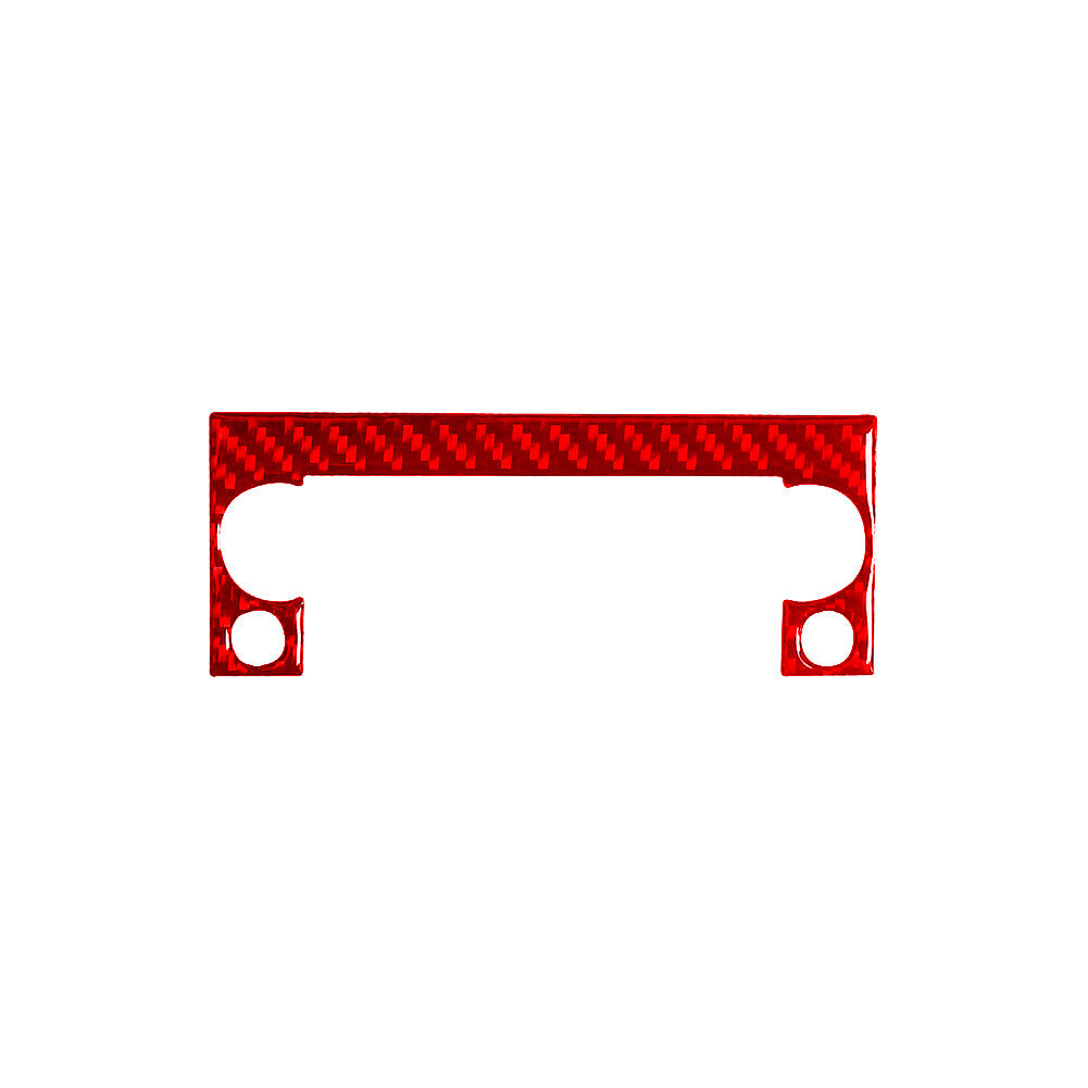 Red Carbon Fiber Rear Air Vent Control Trim For Silverado/tahoe/ for sierra 2007-2014