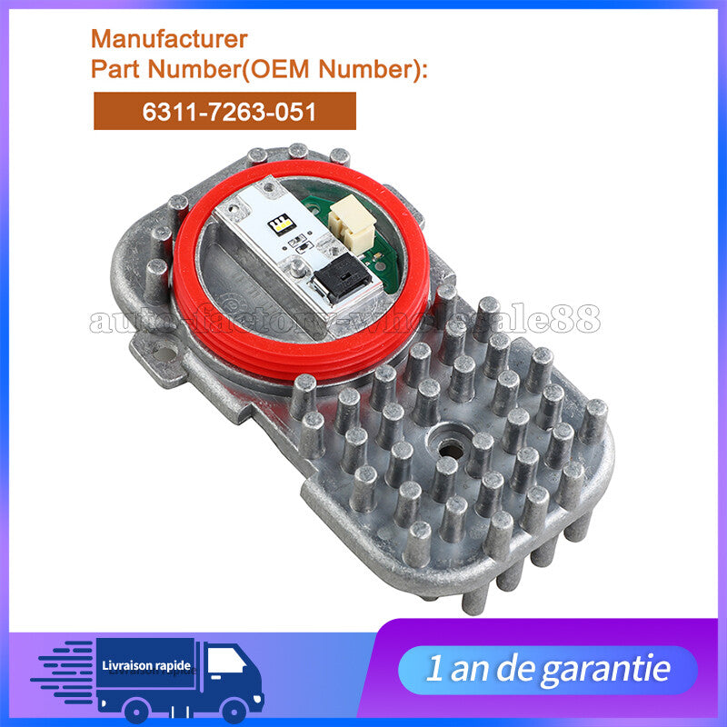 DEL Halo Angel Eye Phare Control Unit 1 305 715 084 pour for BMW E92 S¨¦rie 3 Neuf