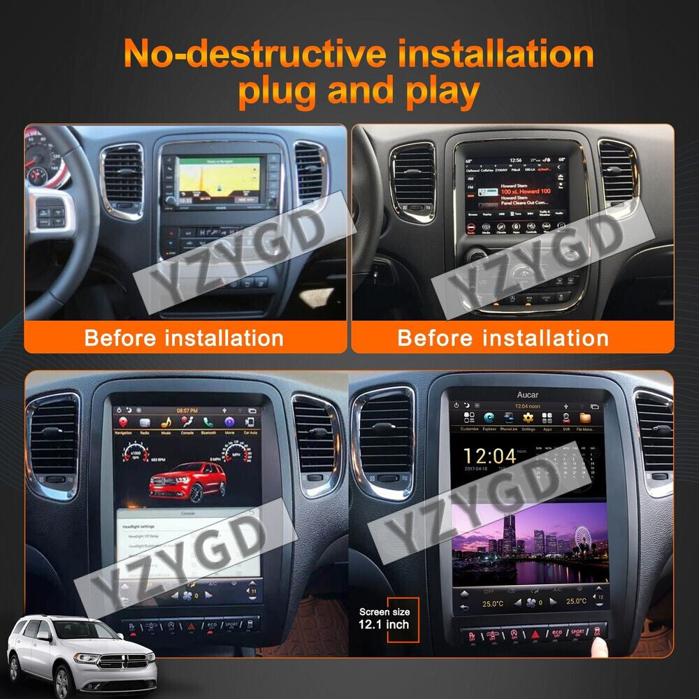 for Dodge Durango 2014-2021 Android Carplay Car Radio Stereo Receiver Screen