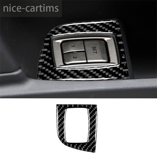 Carbon Fiber Cruise Control Button Switch Panel Trim Fit for Jaguar XF 2009-2011