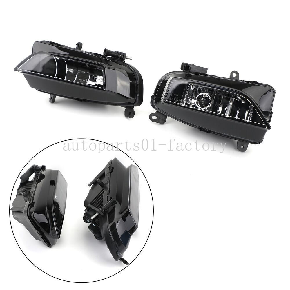 1Pair Front Bumper Mounted Foglight for Audi S4 A4 S-Line B8.5 2013-2015