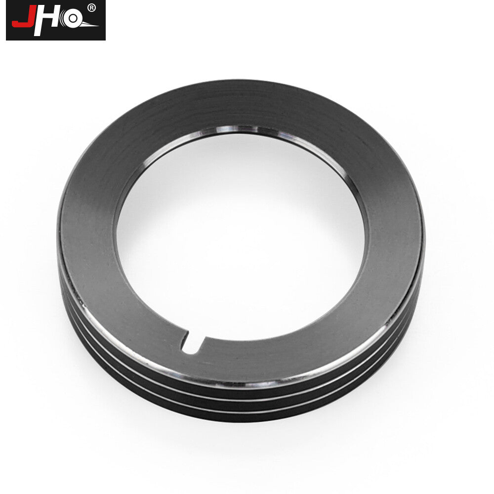 Car Headlight Lamp Switch Button Knob Decor Ring Cover Trim for Ford F150 2017+