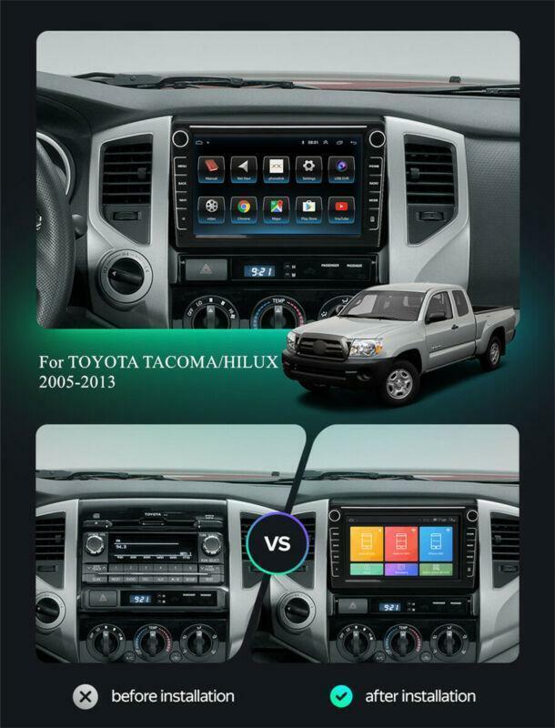 for Toyota Tacoma Hilux 2005-2013 BT-Stereo Radio GPS Navigation 8 Android 10.1