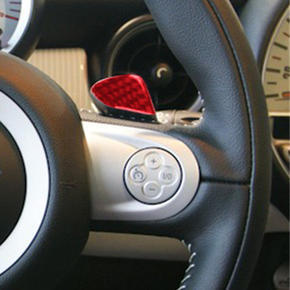 Red Carbon Fiber Inner Transmission Control Trim for MINI Cooper R56 2007-11