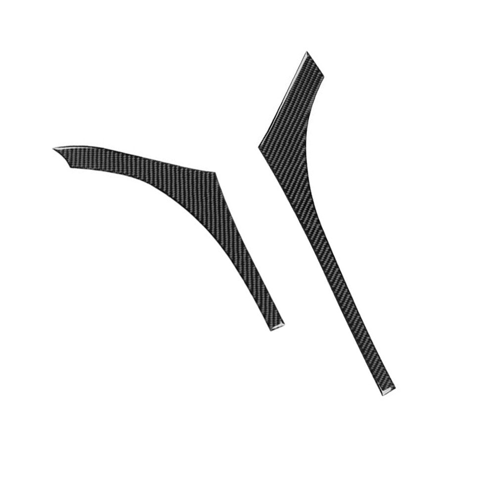 2x Carbon Fiber Interior Central Console Side Cover Trim for Acura TSX 2009-2014